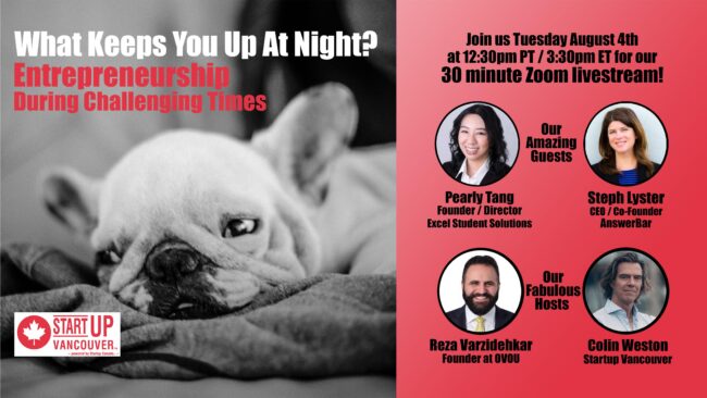What Keeps You Up At Night? Entrepreneurship During Challenging Times Ep023