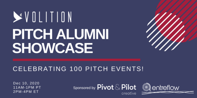 Volition Pitch Alumni Showcase | Celebrating 100 Pitch Events