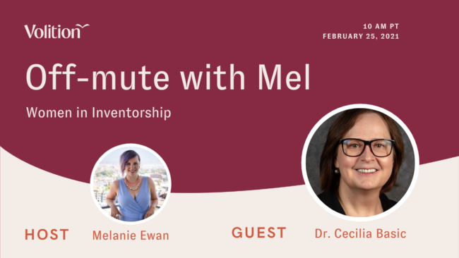 Off-Mute with Mel: In conversation with Dr. Cecilia Basic | Feb 25th
