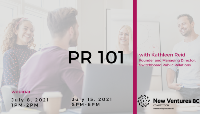 NVBC Workshop 'PR101'