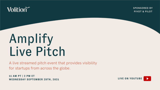 Amplify Live Pitch | September 29th Amplify Live Pitch | September 29th