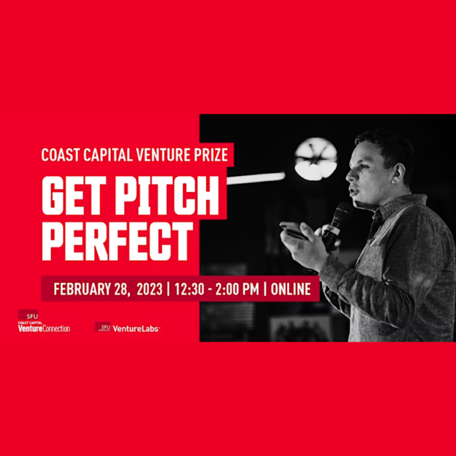 Venture Prize 2023 Get Pitch Perfect