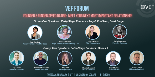 Founder / Funder Speed Dating: Meet Your Next, Most Important Relationship! Founder / Funder Speed Dating: Meet Your Next, Most Important Relationship!