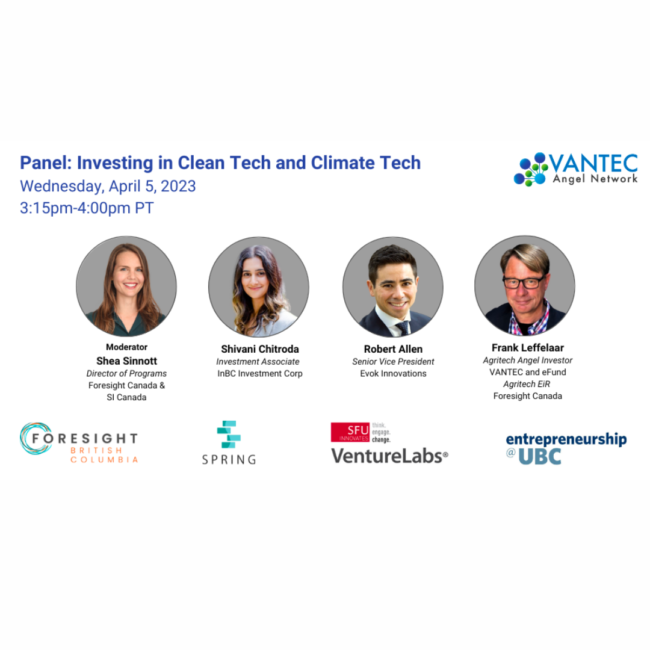 VANTEC Investor Meeting Clean Tech & Climate Tech
