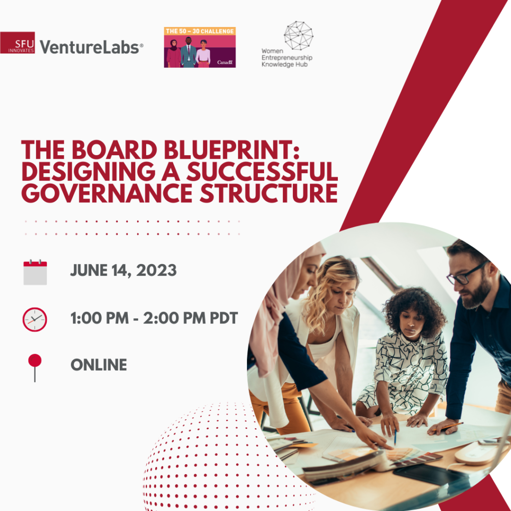 The Board Blueprint Designing a Successful Governance Structure SFU