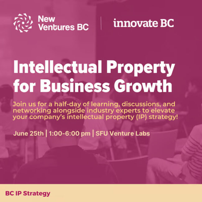IP for Business Growth Event Poster