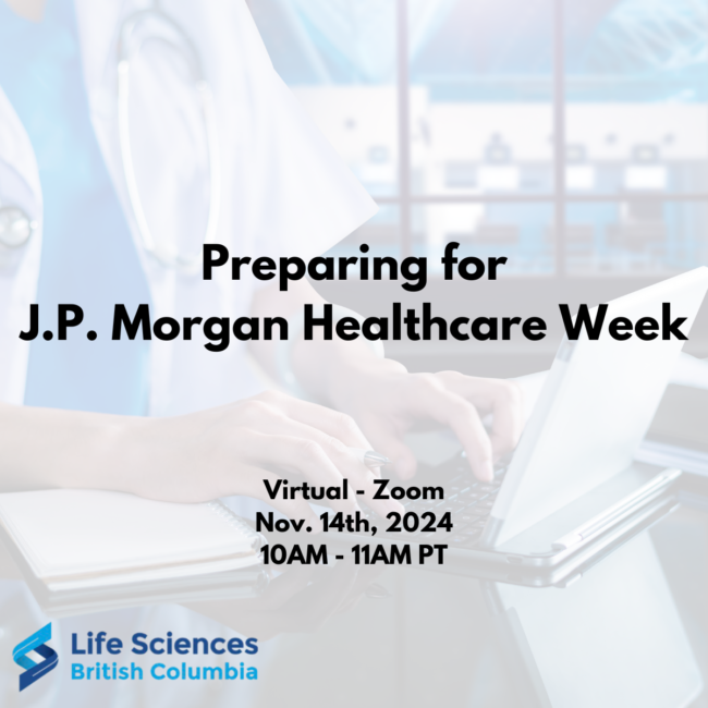 Preparing for JP Morgan week