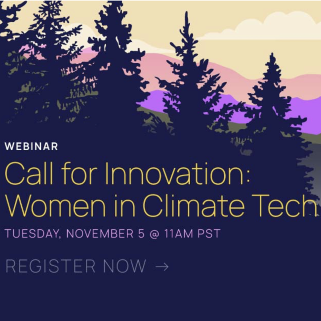 CICE Women in climate tech event