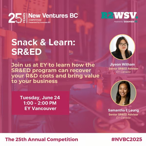Snack & Learn: SR&ED