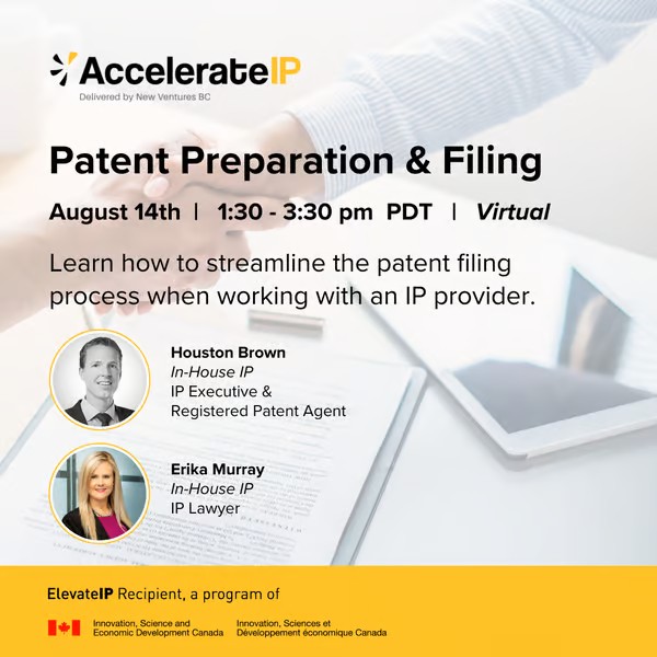 IP Masterclass: Patent Preparation and Filing