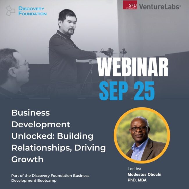 Discover Foundation September 25 Webinar