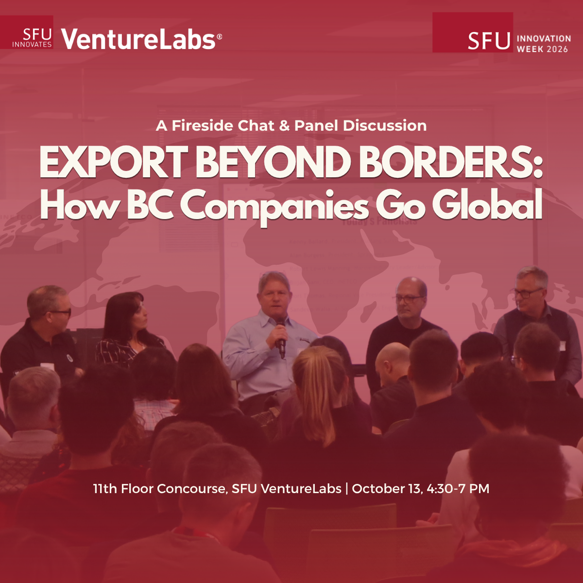 Poster of Export Beyond Borders event