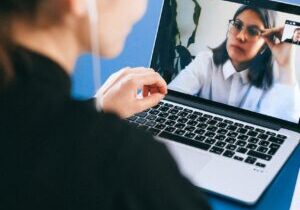 Customer discovery interview on a video call